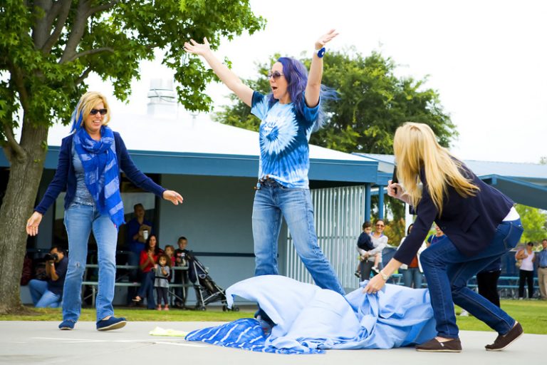 A bluetiful hair day