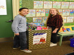 Collecting toys for Military kids
