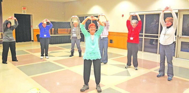 La Palma AAUW rings new year with Yoga