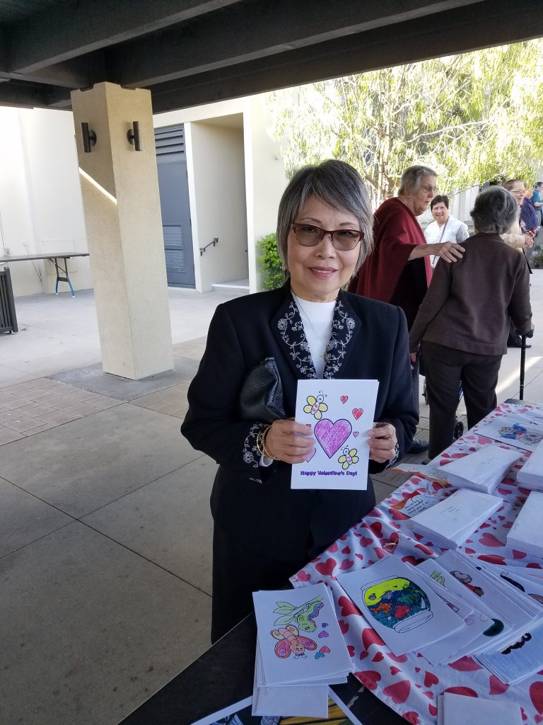 Valentines Day for Care Center Residents is Every Day in Feb. at St. Irenaeus