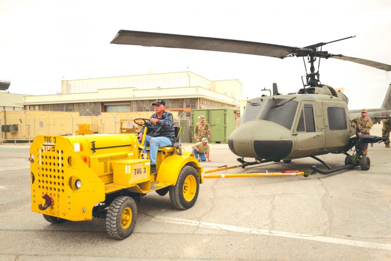 Vietnam era helicopter restored, stationed at JFTB