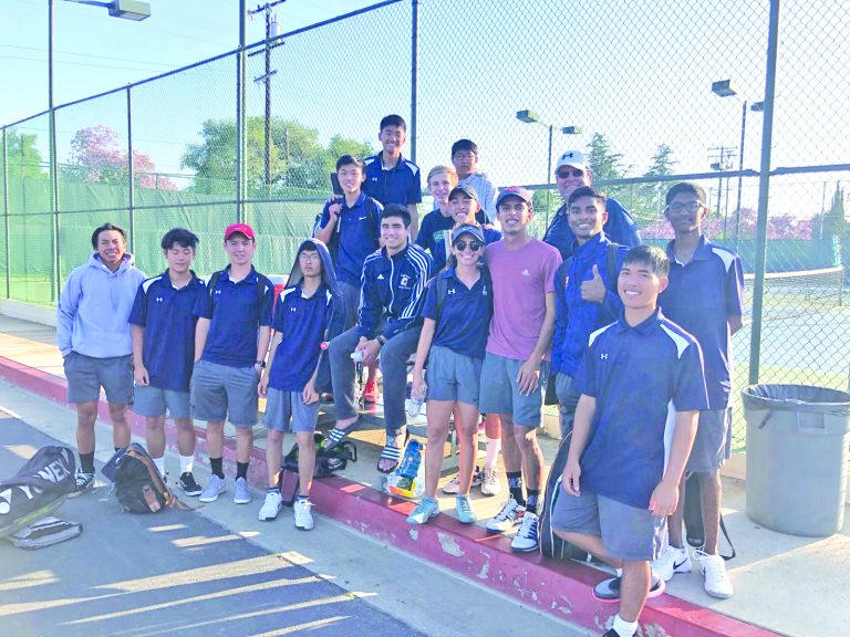 Cypress Boys Tennis Team Wins two before losing to Calabasas in CIF tourney