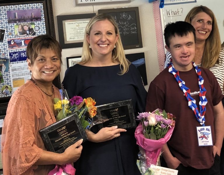 Educators recognized for outstanding Downs Syndrome efforts