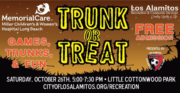 Join the City of Los Alamitos for Trunk or Treat