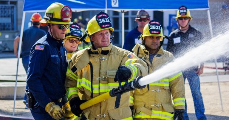 OCFA’s “Fireman for a day” visits La Palma