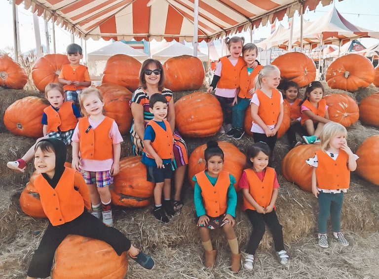 Lil’ Cottonwood visits Pa’s pumpkin patch