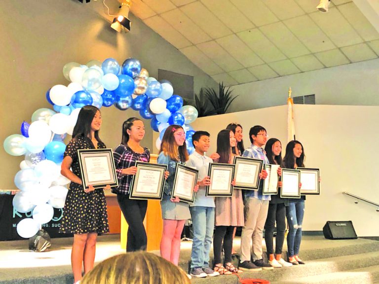 Kumon students, parents fill Rossmoor auditorium for graduation