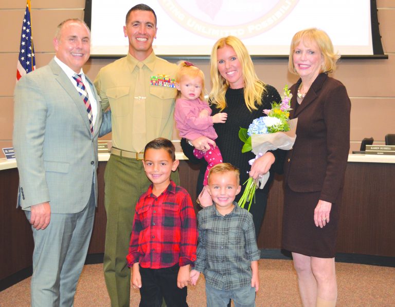 Marine 1st Sgt. Sean M. Fagan praised for career of service