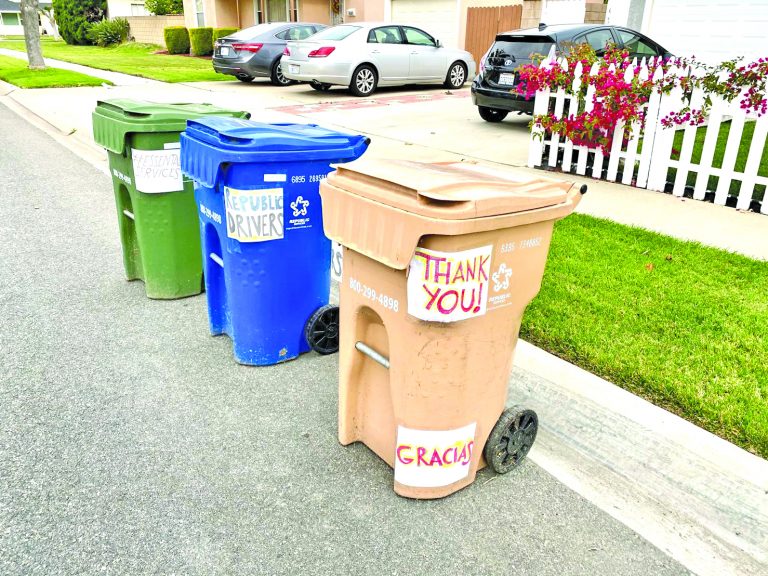 Community expresses thanks to waste collectors