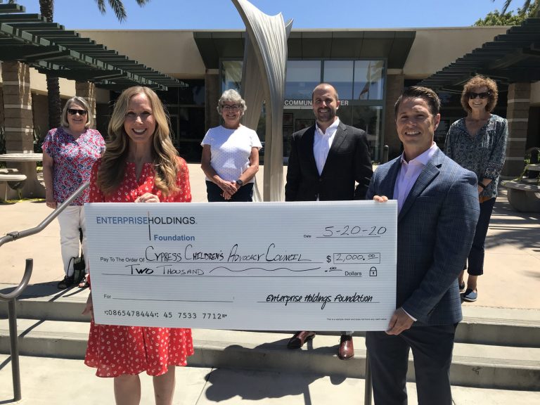 Enterprise donates $2,000 to Cypress Children’s group
