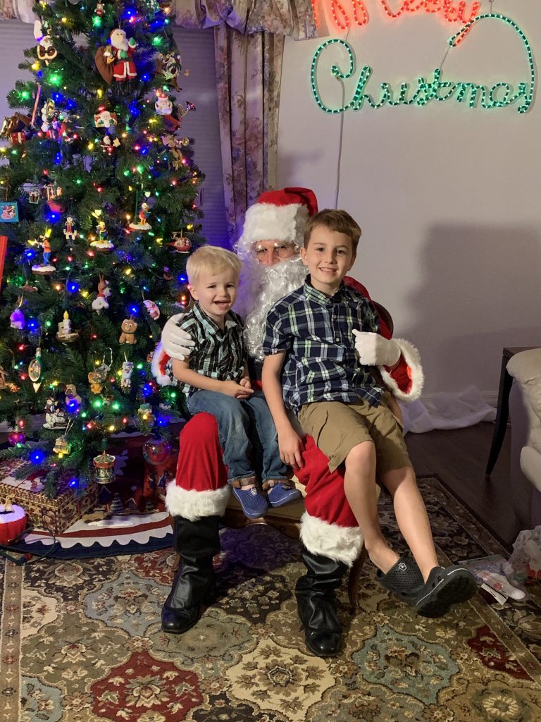 If you can’t bring kids to Santa, well…