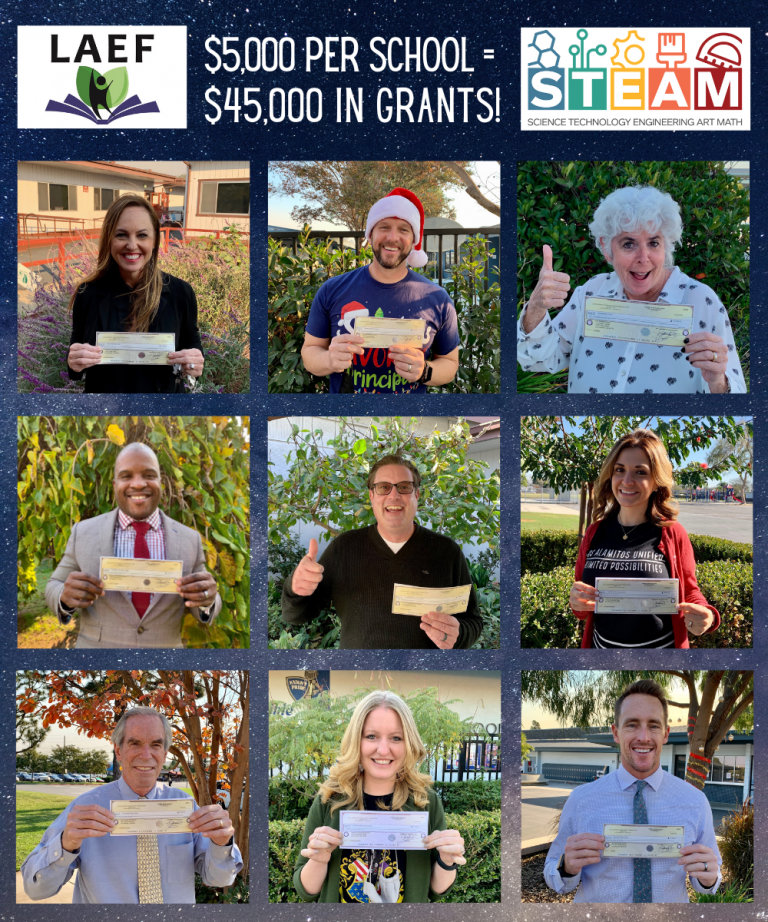 LAEF donates $45,000 support STEAM projects