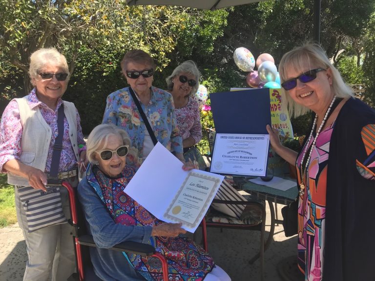 Rossmoor Woman’s Club honors 103-year-old member