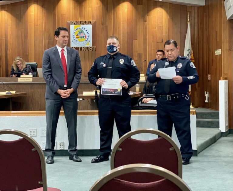 Los Al officers awarded by MADD for DUI enforcement