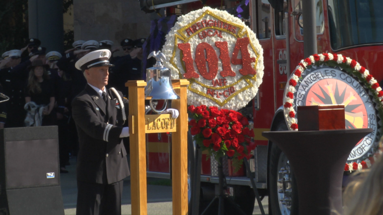 Fallen firefighter honored in Los Alamitos Church service