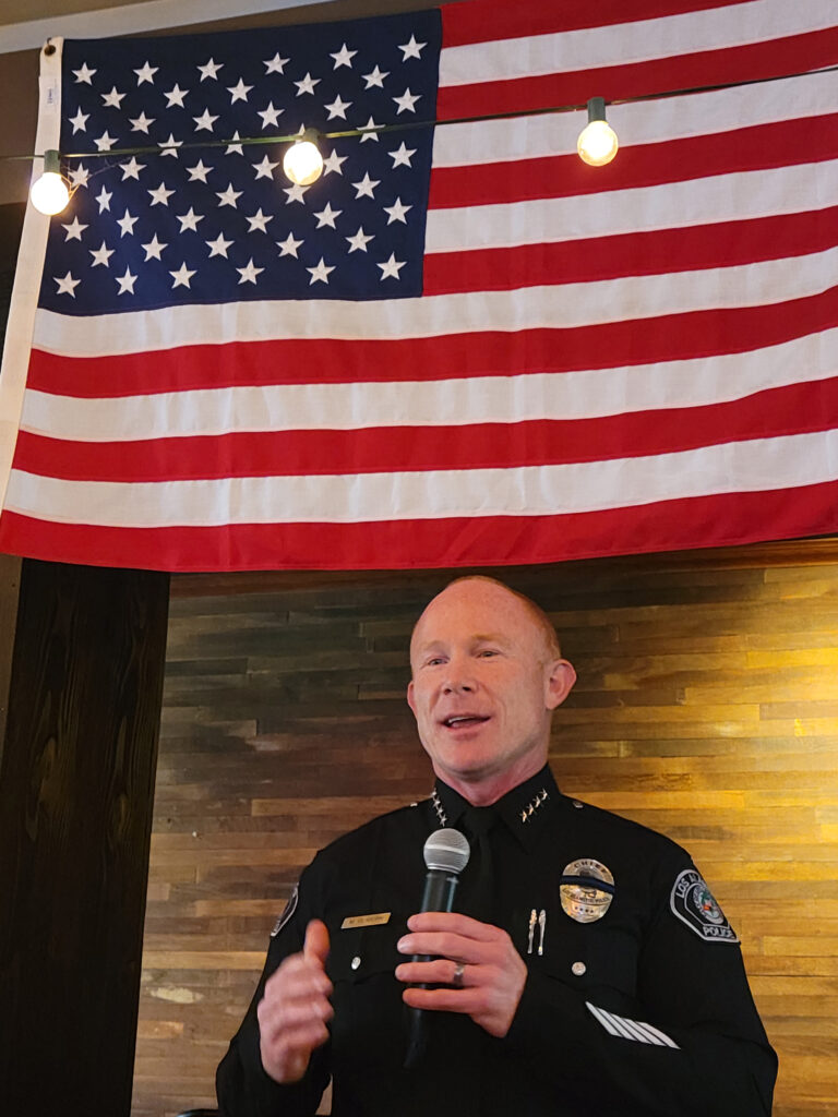 Chamber installs officers, hears Police Chief Michael Claborn