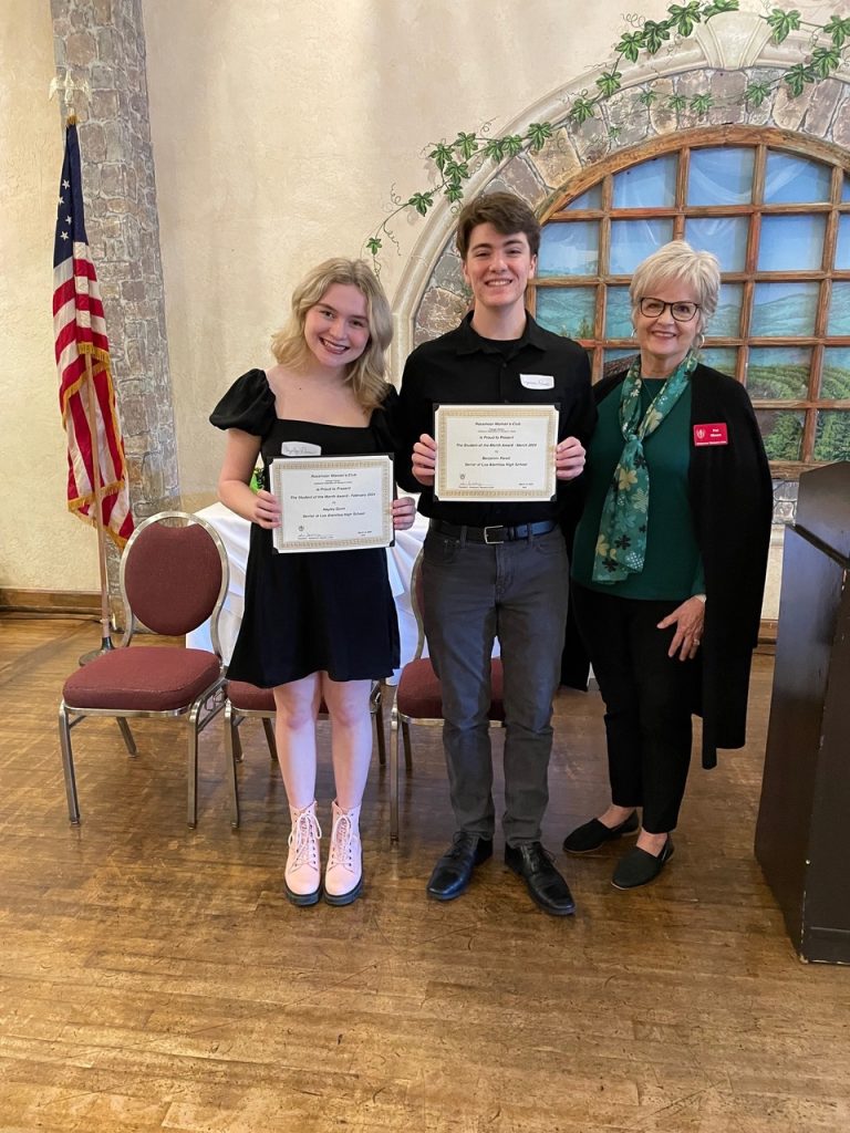 Rossmoor Woman’s Club presents seniors with scholarships