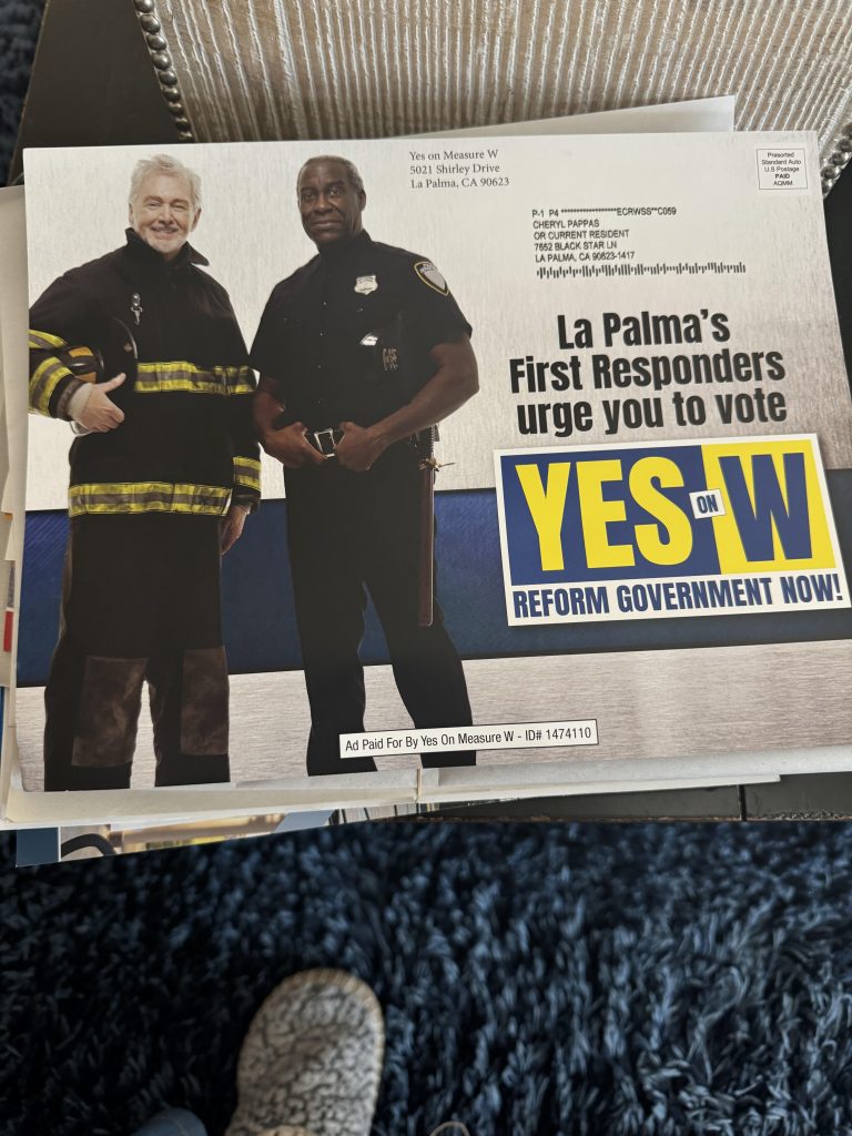 Documents reveal La Palma Council members funding “Yes” on “W” term limit expansion push