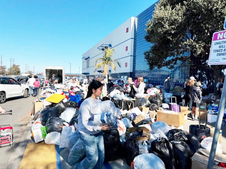 Los Al High, others, gear up to provide wildfire relief