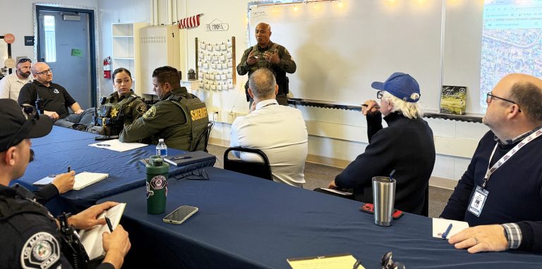 Law enforcement officials gather in Rossmoor for school safety summit