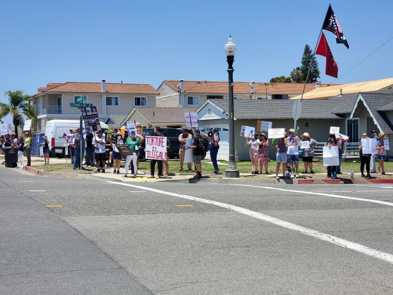 Independence Day protest sends a “don’t shoot” message to National Guardsmen at JFTB