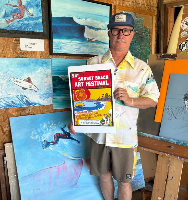 58th Sunset Beach Art Festival poster