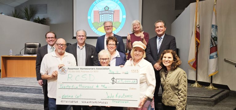 RCSD accepts $25,000 donation from RHA for electric vehicle to service parks
