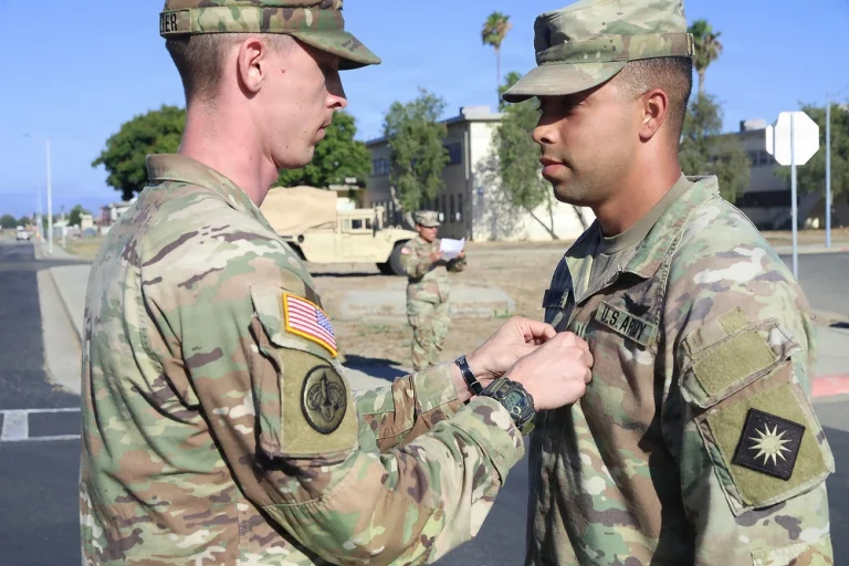 Promotion in 40th Infantry Division at JFTB